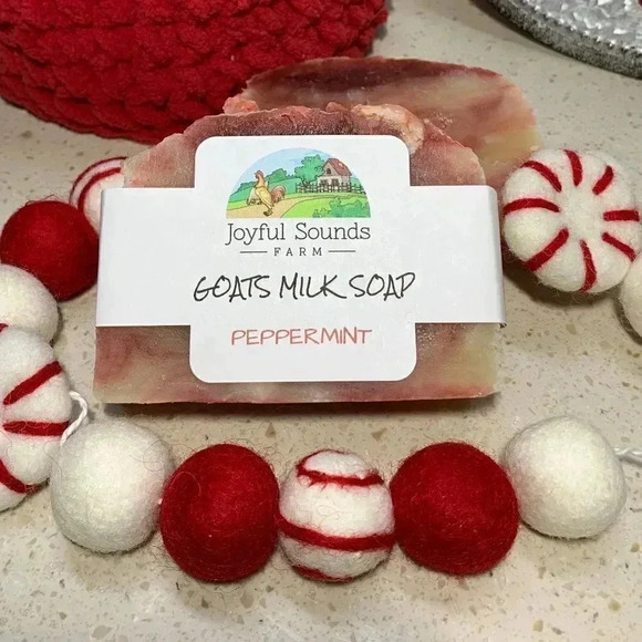 Goats Milk Soap - Peppermint Essential Oil - Picture 1 of 2